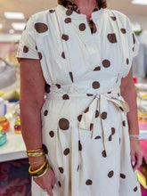 Load image into Gallery viewer, Dottie Midi Dress - Natural
