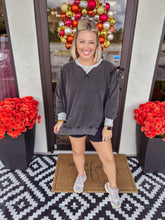 Load image into Gallery viewer, Washed Oversized Sweatshirt - Black
