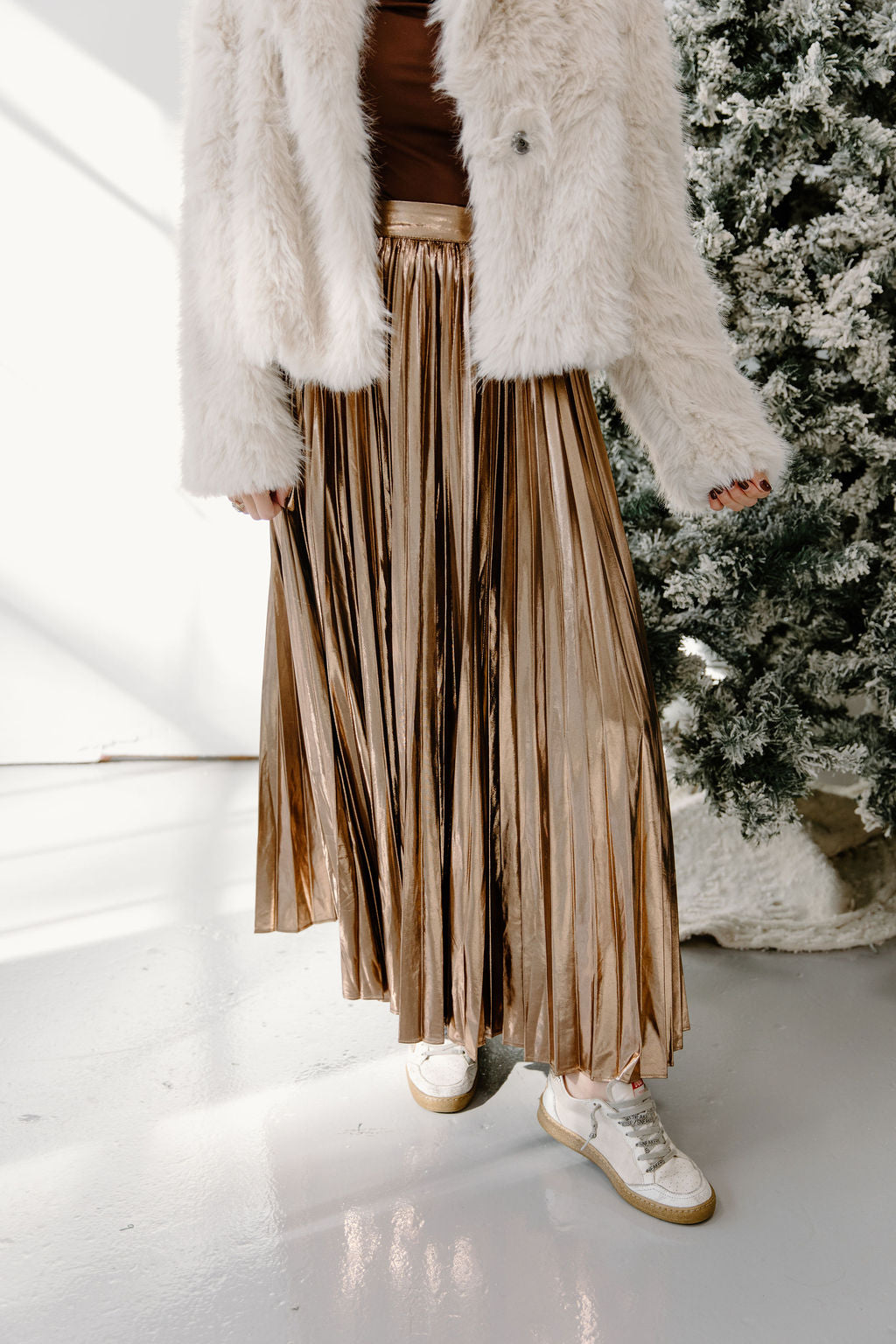Bronze Holiday Skirt