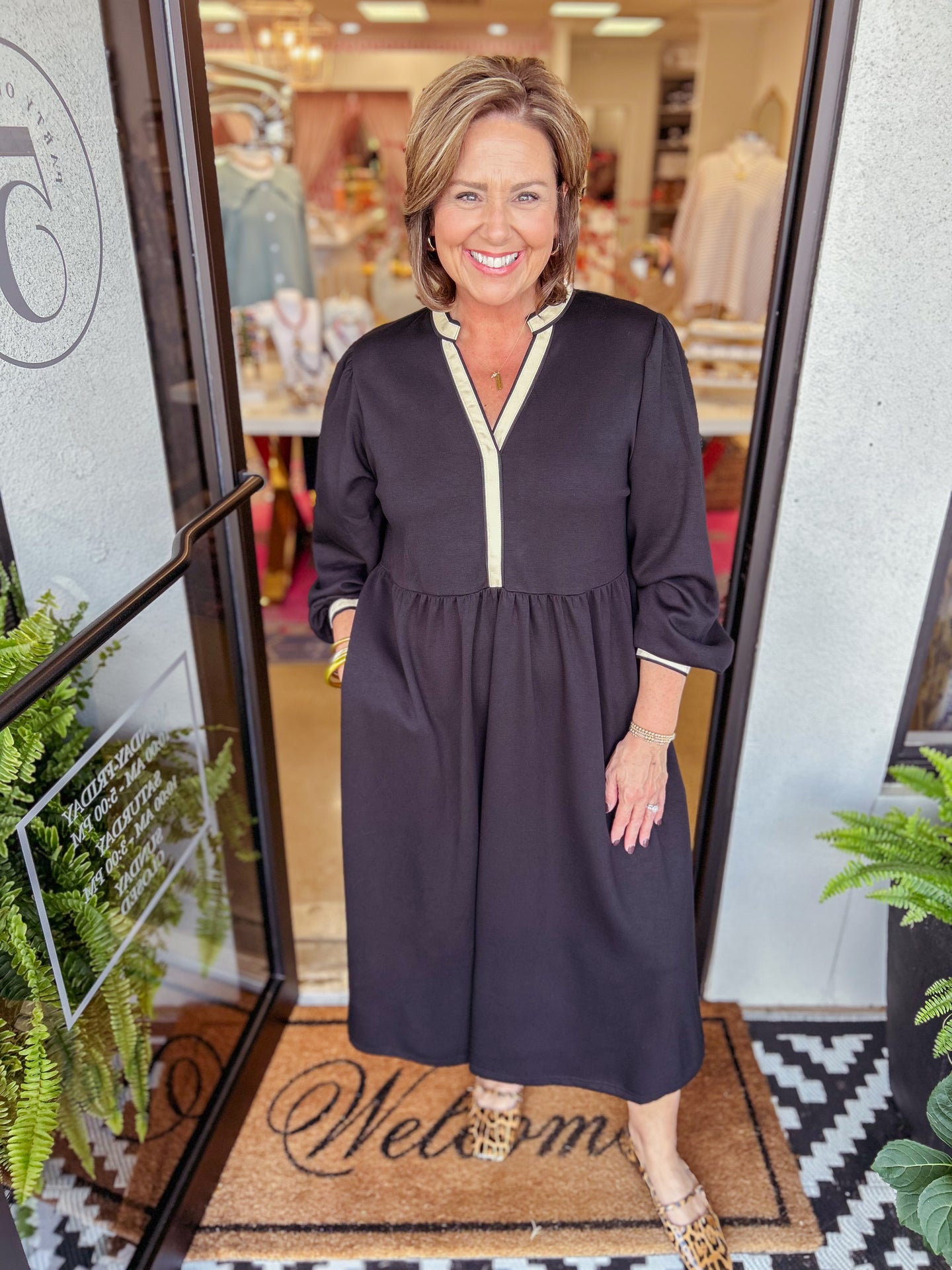 Stephanie Dress - Black
