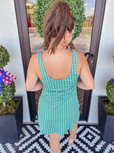 Load image into Gallery viewer, KARLIE Ditzy Floral Stripe Kourt Dress
