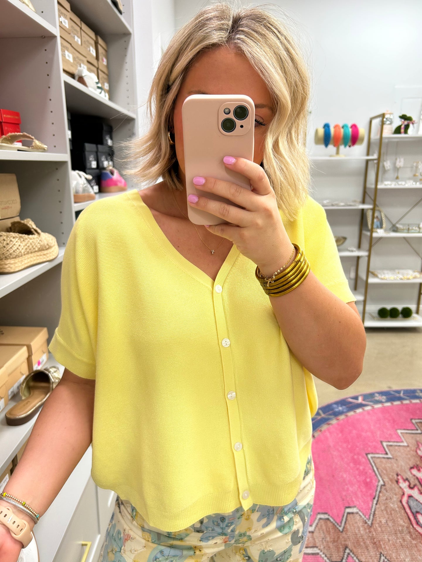 Jamie Cardigan - Lemon