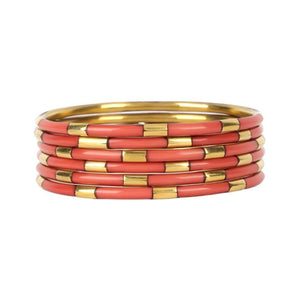 BuDha Girl Veda Bangles - Caramel