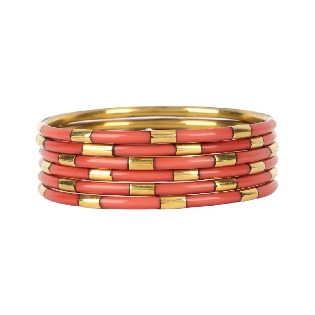 BuDha Girl Veda Bangles - Caramel