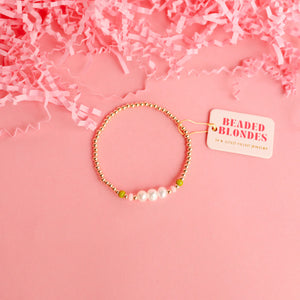 BB Pink & Green Harper Bracelet - EXTENDED