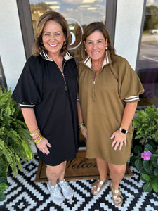 Jax Dress Olive - Plus Size