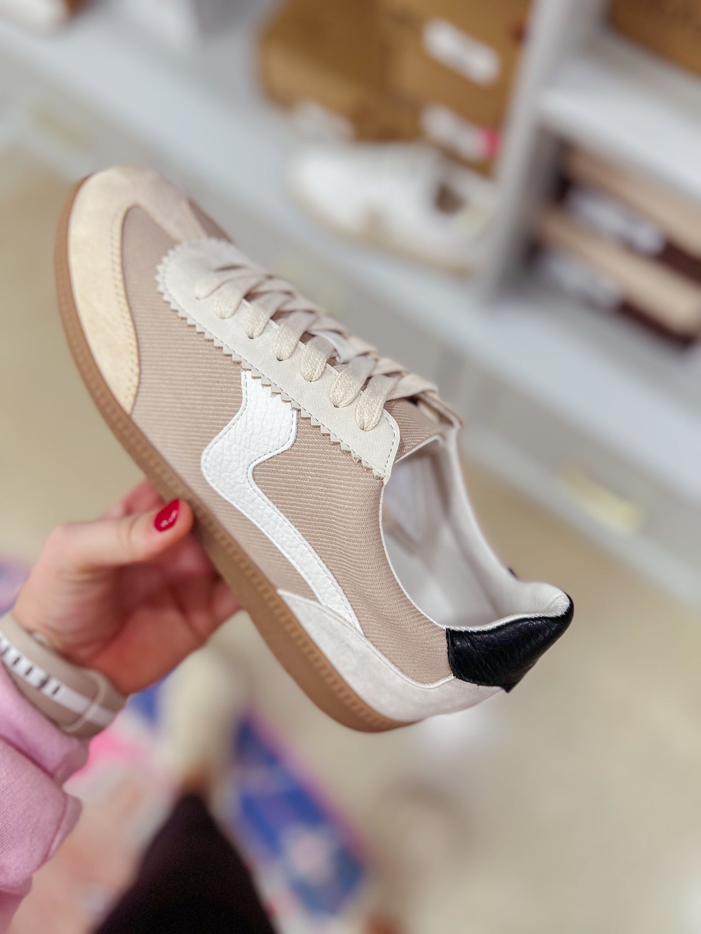 Almond Wave Sneaker