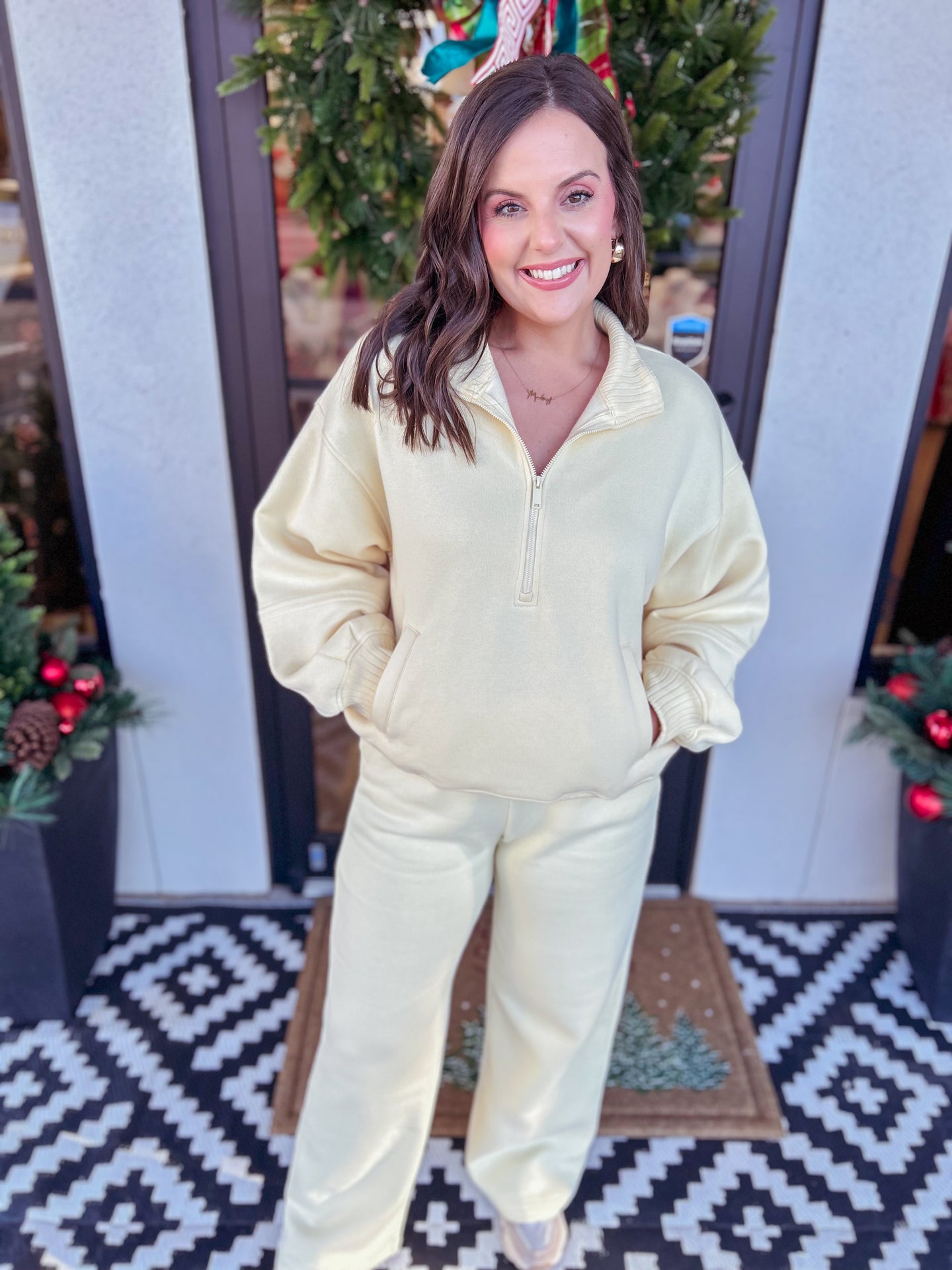 Lemon Fleece Terry Set