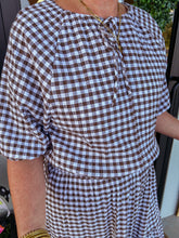 Load image into Gallery viewer, Tatum Gingham Skirt Set
