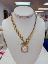 Load image into Gallery viewer, Square Stone Pendant Necklace
