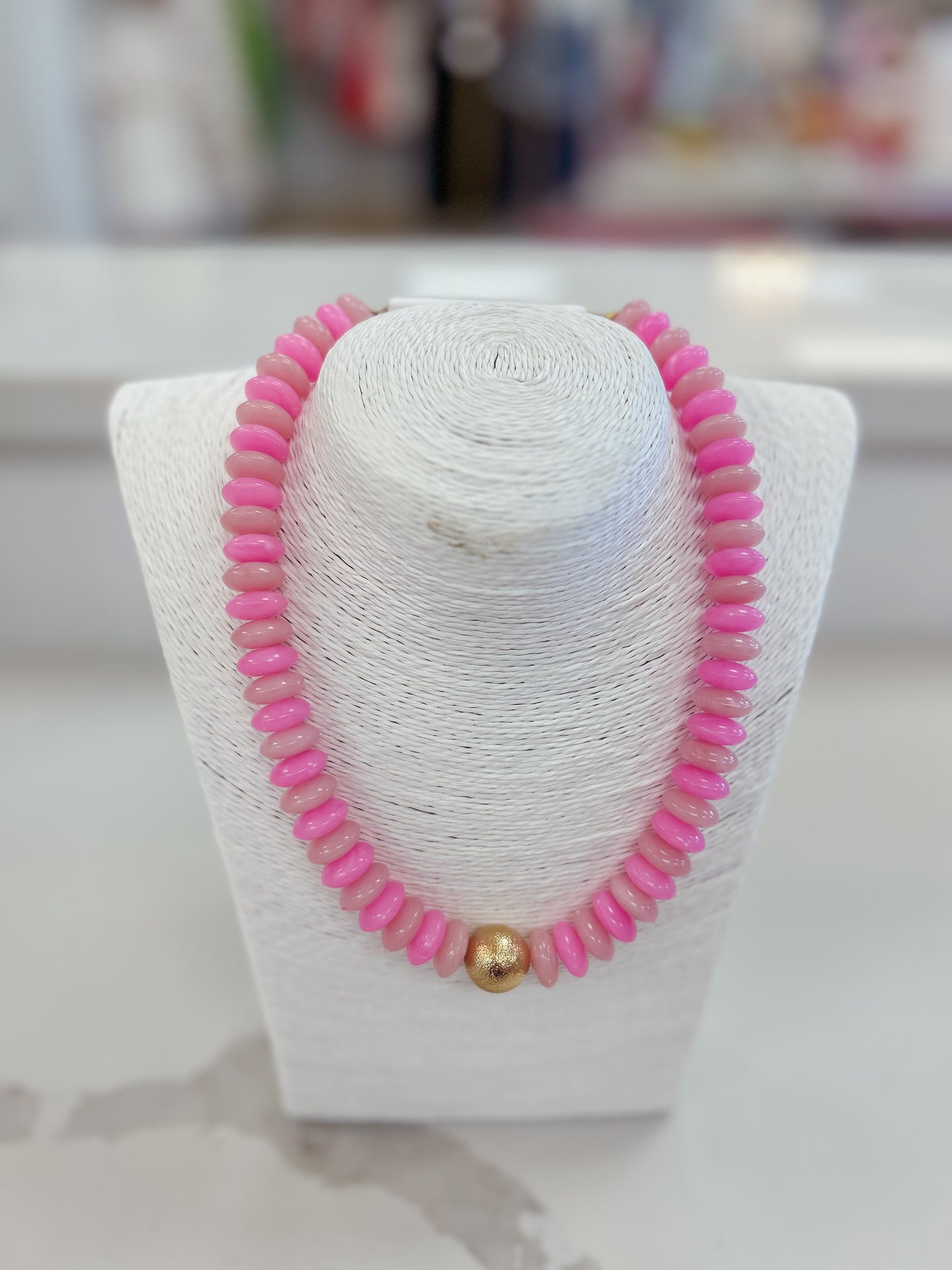 Rondelle Bead Necklace