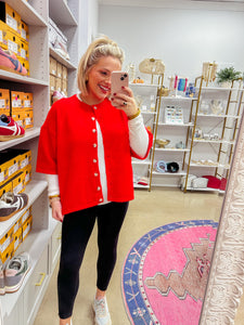 Dani Sweater - Cherry