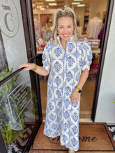Load image into Gallery viewer, KARLIE French Vintage Maxi Dres
