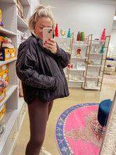 Load image into Gallery viewer, Quilted Puffer Jacket - Black
