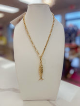 Load image into Gallery viewer, Fish Pendant Necklace
