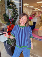 Load image into Gallery viewer, Paige Sweater - Blue/Green
