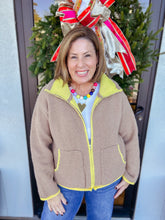 Load image into Gallery viewer, Fuzzy Zip Up Jacket

